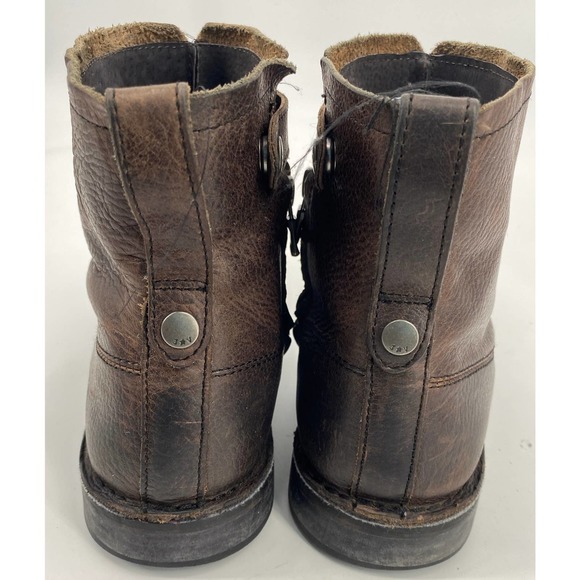John Varvatos Star USA Driggs Zip Brown Leather Ankle Chelsea Boot SZ 9 EUR 42.5 - Picture 5 of 9